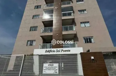 Apartamento com 2 dormitórios para alugar por r$ 3.200/mês - dos estados - guarapuava/pr