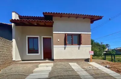 Casa à venda em gravataí, neópolis, com 2 quartos, com 50 m², condomínio residencial jardins do vale