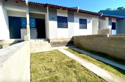 Casa à venda em gravataí, nossa chácara, com 2 quartos, com 46 m²