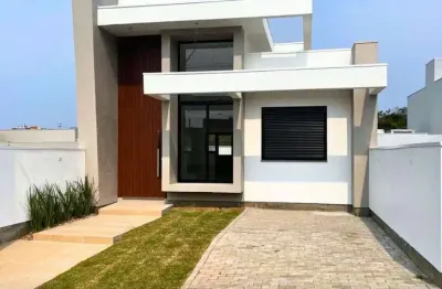 Casa à venda em gravataí, loteamento jardim timbaúva, com 3 quartos, com 90 m²