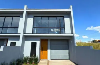 Sobrado à venda em gravataí, dom feliciano, com 3 quartos, com 132 m²