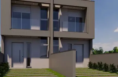 Sobrado à venda em gravataí, rincão da madalena, com 2 quartos, com 65 m²