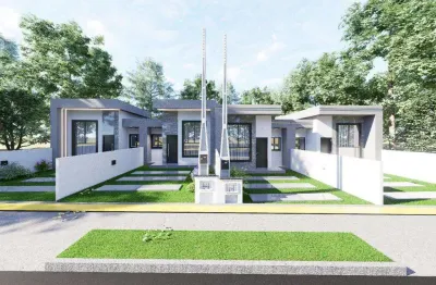 Casa à venda em gravataí, moradas do sobrado, com 3 quartos, com 69.61 m²