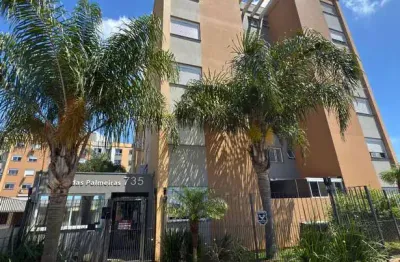 Apartamento à venda em gravataí, santa fé, com 2 quartos, com 60 m², edificio solar das palmeiras