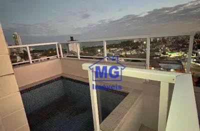 Cobertura com 3 dormitórios à venda, 210 m² - glória - macaé/rj