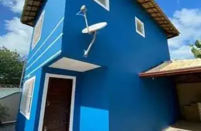 Atlântica Imóveis tem excelente Casa com 2 dormitórios à venda, 110 m² por R$ 295.000,00 - Chácara Mariléa - Rio das Ostras/RJ