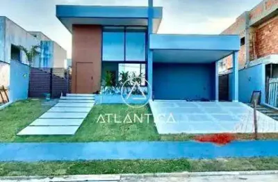 Atlântica imóveis tem excelente casa com 3 suítes à venda, 212 m² por r$ 1.472.000,00 - alphaville - rio das ostras/rj