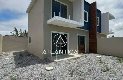 Casa com 2 dormitórios à venda, 82 m² por r$ 350.000,00 - enseada das gaivotas - rio das ostras/rj