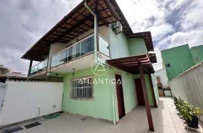 Atlântica imóveis tem excelente casa com 2 dormitórios à venda, 120 m² por r$ 530.000,00 - jardim mariléa - rio das ostras/rj