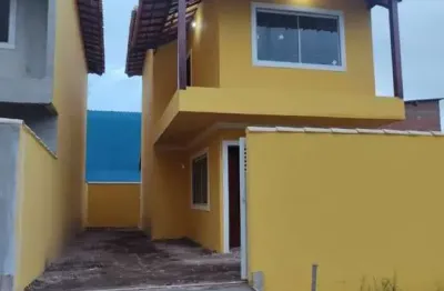 Atlântica imóveis tem excelente casa com 2 dormitórios à venda, 93 m² por r$ 350.000,00 - cidade praiana - rio das ostras/rj
