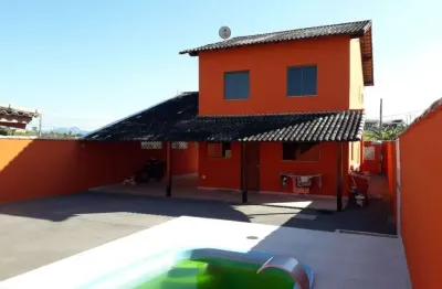 Atlântica imóveis tem excelente casa com 3 dormitórios à venda, 252 m² por r$ 520.000,00 - extensão serramar - rio das ostras/rj