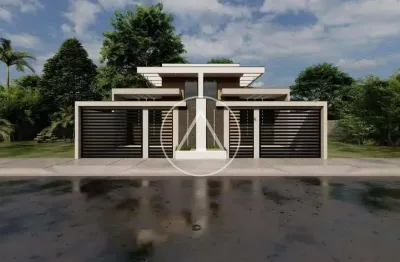 Atlântica imóveis tem excelente casa à venda, 2 suítes, 1 vaga, lagoa - macaé/rj