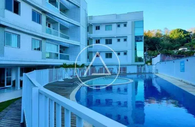 Atlântica imóveis tem excelente apartamento com 2 dormitórios, a venda por r$378.000.00- rio das ostras/rj