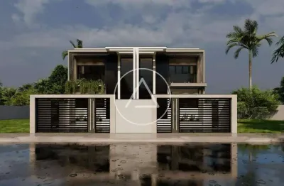 Atlântica imóveis tem excelente casa à venda, 3 suítes, 2 vagas, novo horizonte - macaé/rj