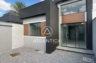 Atlântica imóveis tem excelente casa à venda, por r$ 358.000,00 rio das ostras/ rj