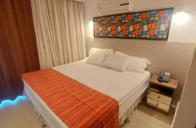 Atlântica imóveis oferece excelente flat com 1 dormitório, 28 m² - venda por r$ 220.000,00 - imbetiba - macaé/rj.