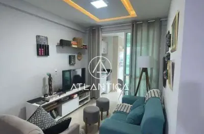 Atlântica imóveis tem excelente apartamento com vista pra o mar na praia campista, macaé/rj por r$ 830.000,00.