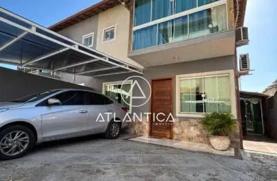 Atlântica imóveis tem excelente casa à venda, por r$ 360.000,00 - rio das ostras/ rj