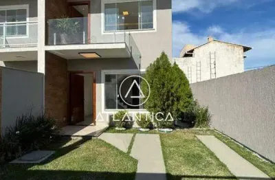 Atlântica imóveis tem excelente casa à venda, por r$ 420.000,00 - rio das ostras/ rj