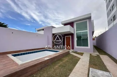 Atlântica imóveis tem excelente casa à venda, por r$ 550.000,00 - rio das ostras/ rj