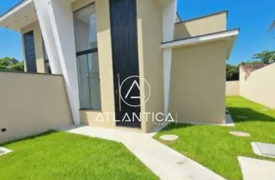 Atlântica imóveis tem excelente casa à venda, por r$ 450.000,00 - rio das ostras/ rj