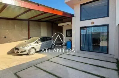 Atlântica imóveis tem excelente casa à venda, por r$ 380.000,00 - rio das ostras/ rj