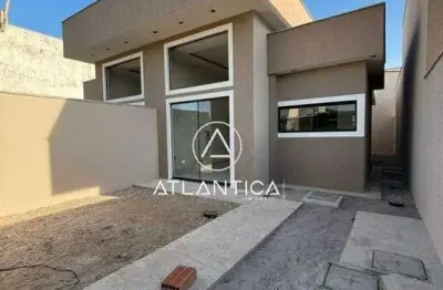 Atlântica imóveis tem excelente casa à venda, por r$ 350.000,00 - rio das ostras/ rj