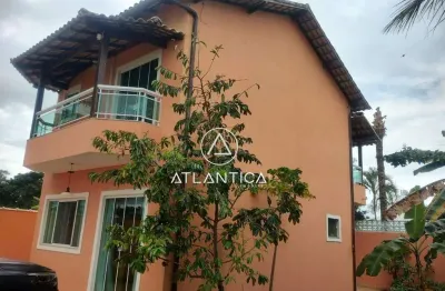 Atlântica imóveis tem excelente casa à venda, por r$ 320.000,00 - rio das ostras/ rj