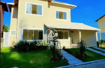 Casa em condomínio à venda, 3 quartos, 1 suíte, 2 vagas, costazul - rio das ostras/rj