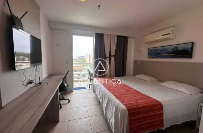 Atlântica imóveis tem excelente flat mobiliado para locação com vista para o mar na imbetiba, macaé/rj.