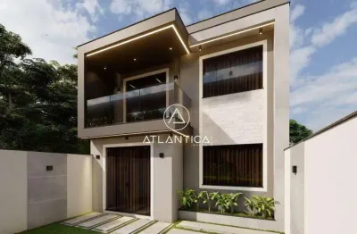 Atlântica imóveis tem excelente casa à venda, por r$600.000,00
