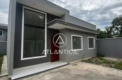 Atlântica imóveis tem excelente casa à venda, por r$ 425.000,00 - rio das ostras/rj