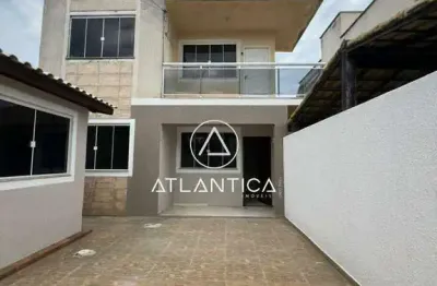 Atlântica imóveis tem excelente casa à venda, por r$ 290.000,00 - rio das ostras/rj