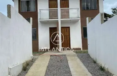 Atlântica imóveis tem excelente casa com 2 dormitórios à venda, 72 m² por r$ 250.000,00 - extensão serramar - rio das ostras/rj