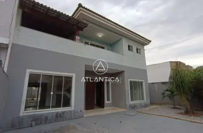Casa com 4 dormitórios, 253 m² - venda por r$ 480.000,00 ou aluguel por r$ 3.500,00/mês - maria turri - rio das ostras/rj