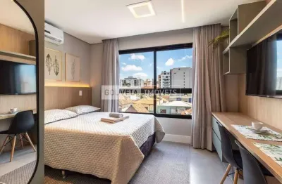 Studio com 1 dormitório, 32 m², à venda por r$ 330.000 - rebouças, curitiba (pr)