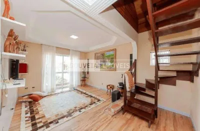 Casa triplex com 3 dormitórios, 3 suítes, 350 m², à venda por r$ 2.400.000 - rebouças, curitiba (pr)