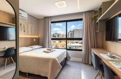 Studio com 1 dormitório, 32 m², à venda por r$ 330.000 - rebouças, curitiba (pr)
