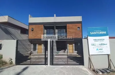 Sobrado 3 dormitórios, 1 suíte, de 141 a 148,84 m², à venda a partir de r$ 629.000 - xaxim, curitiba (pr)