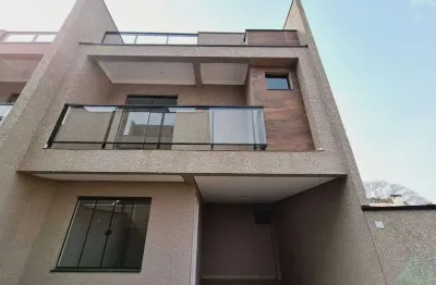 Sobrado com 3 dormitórios, sendo 1 suíte, 116m², com terraço de 40m², à venda por r$ 650.000 (fundos) - xaxim - curitiba (pr)