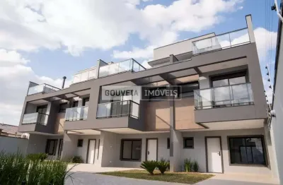 Sobrado com 128,50 a 140,77 m², 3 dormitórios, 1 à 3 suítes - jardim das américas, curitiba (pr)