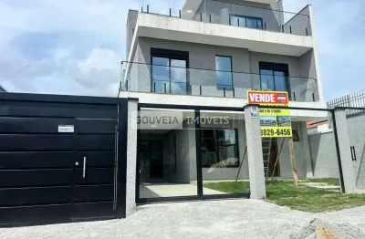 Sobrado triplex com 3 dormitórios, 1 suíte, 134 m², à venda por r$ 940.000 - portão, curitiba (pr)