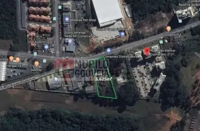 Terreno com 3.625 m², à venda por r$ 7.300.000 - campo comprido, curitiba (pr)