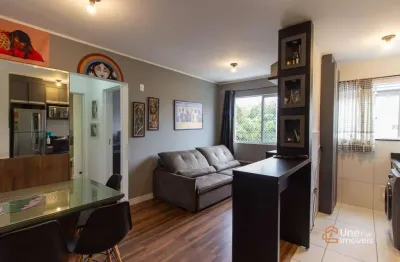Apartamento com 2 dormitórios à venda, 47 m² por r$ 230.000,00 - vila santa terezinha - campo largo/pr