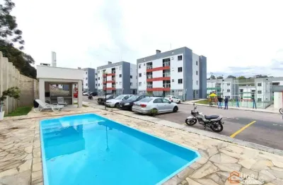 Apartamento com 2 dormitórios à venda, 47 m² por r$ 227.000 - loteamento itaboa - campo largo/pr