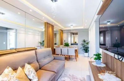 Apartamento com 2 dormitórios à venda, 59 m² por r$ 520.000 - centro - campo largo/pr