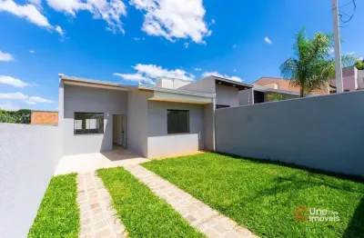 Casa com 3 dormitórios e estrutura para segundo pavimento no Jardim Três Rios