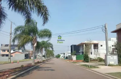 Terreno em condomínio fechado à venda no jardim carvalho, ponta grossa  por r$ 210.000