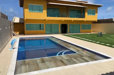 Casa para venda em camaçari, barra de jacuipe, 5 dormitórios, 2 suítes, 2 banheiros, 4 vagas