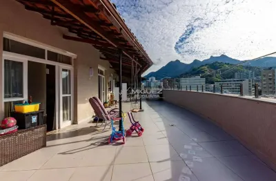 Rua uruguai  cobertura linear fantástica à venda - tijuca - código 19625